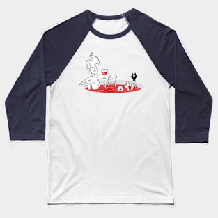 Pool of Vampire Baseball T-Shirt